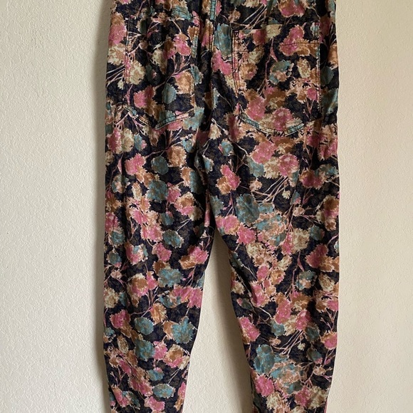Anthropologie Anisa Floral Corduroy  Floral Tapestry Grandmacore Joggers Size S - Picture 10 of 12